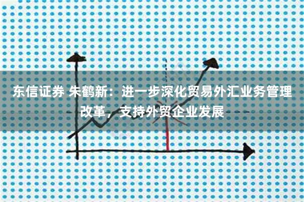 东信证券 朱鹤新：进一步深化贸易外汇业务管理改革，支持外贸企业发展