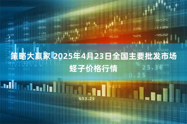 策略大赢家 2025年4月23日全国主要批发市场蛏子价格行情
