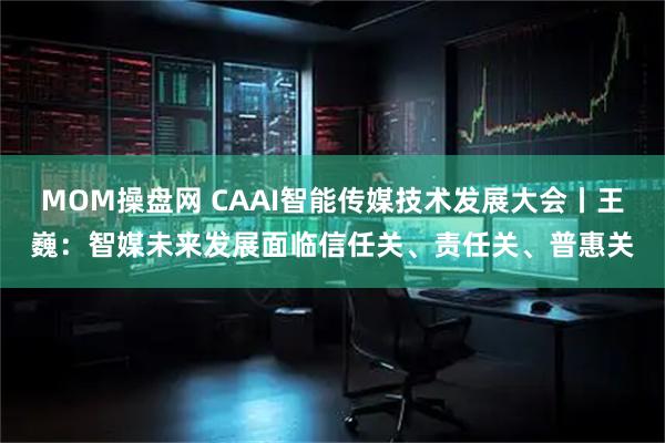 MOM操盘网 CAAI智能传媒技术发展大会丨王巍：智媒未来发展面临信任关、责任关、普惠关
