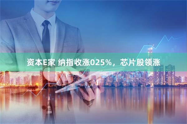 资本E家 纳指收涨025%，芯片股领涨