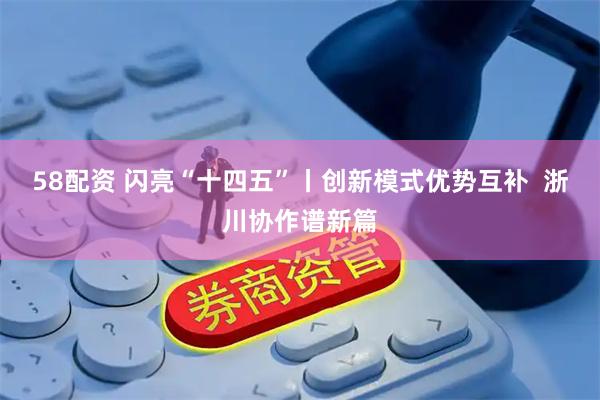 58配资 闪亮“十四五”丨创新模式优势互补  浙川协作谱新篇