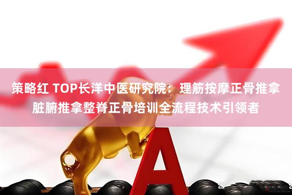 策略红 TOP长洋中医研究院：理筋按摩正骨推拿脏腑推拿整脊正骨培训全流程技术引领者