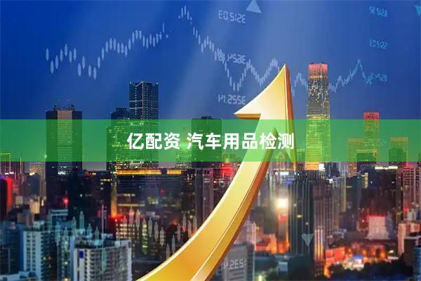 亿配资 汽车用品检测